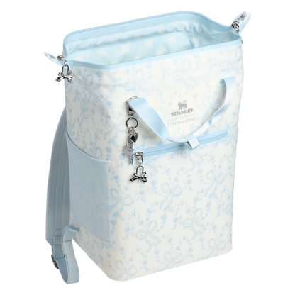 Stanley 1913 x LoveShackFancy Holiday All Day Madeleine Mini Cooler Backpack | 20 Can | 14 QT | 13.2 L