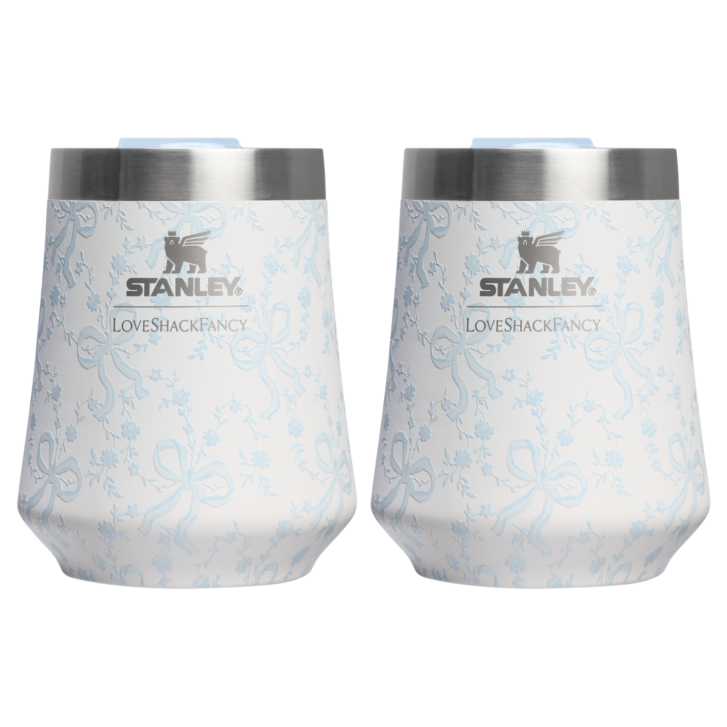LoveShackFancy Holiday The Reserve Wine Tumbler Set | 11 OZ (2-pack)